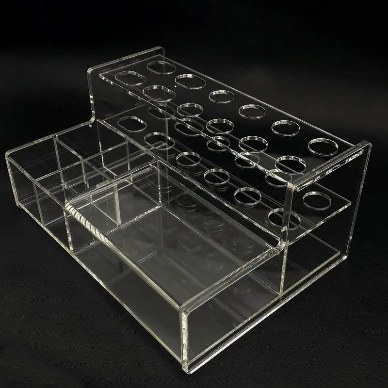 Soporte organizador para jeringas y accesorios, dispensador Dental de acrílico compuesto, aplicador