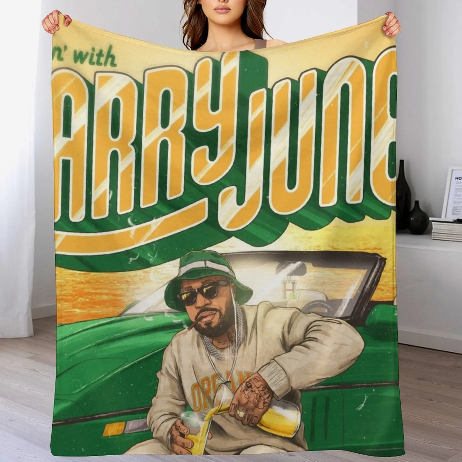 Larry June Throw Bl… - image