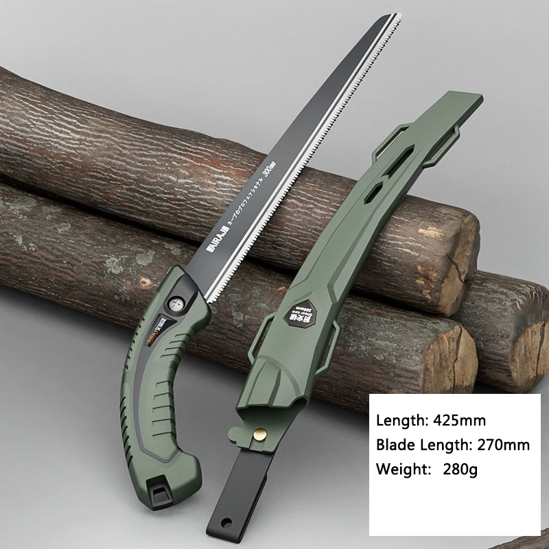 Outdoor Portable EDC Short Saw Woodworking Logging Camping Hiking Emergency Survival Tool