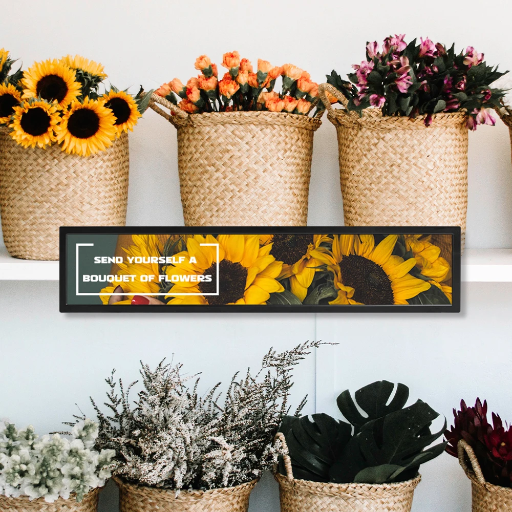 Bar LCD Display Digital Shelf Display Advertising Screen for Retail Store Indoor Outdoor