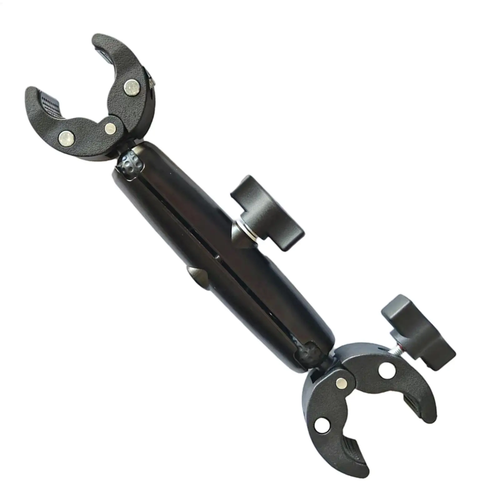 Action Camera Mount 360-Degree Adjustable Universal Double Headed Crab Clip Camera Bracket Adapter For Highway Street Track