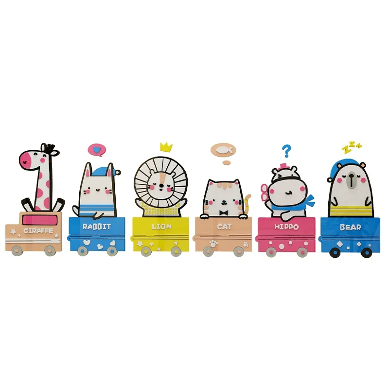 

Infant and children's room decoration supplies 3d three-dimensional pumine painting