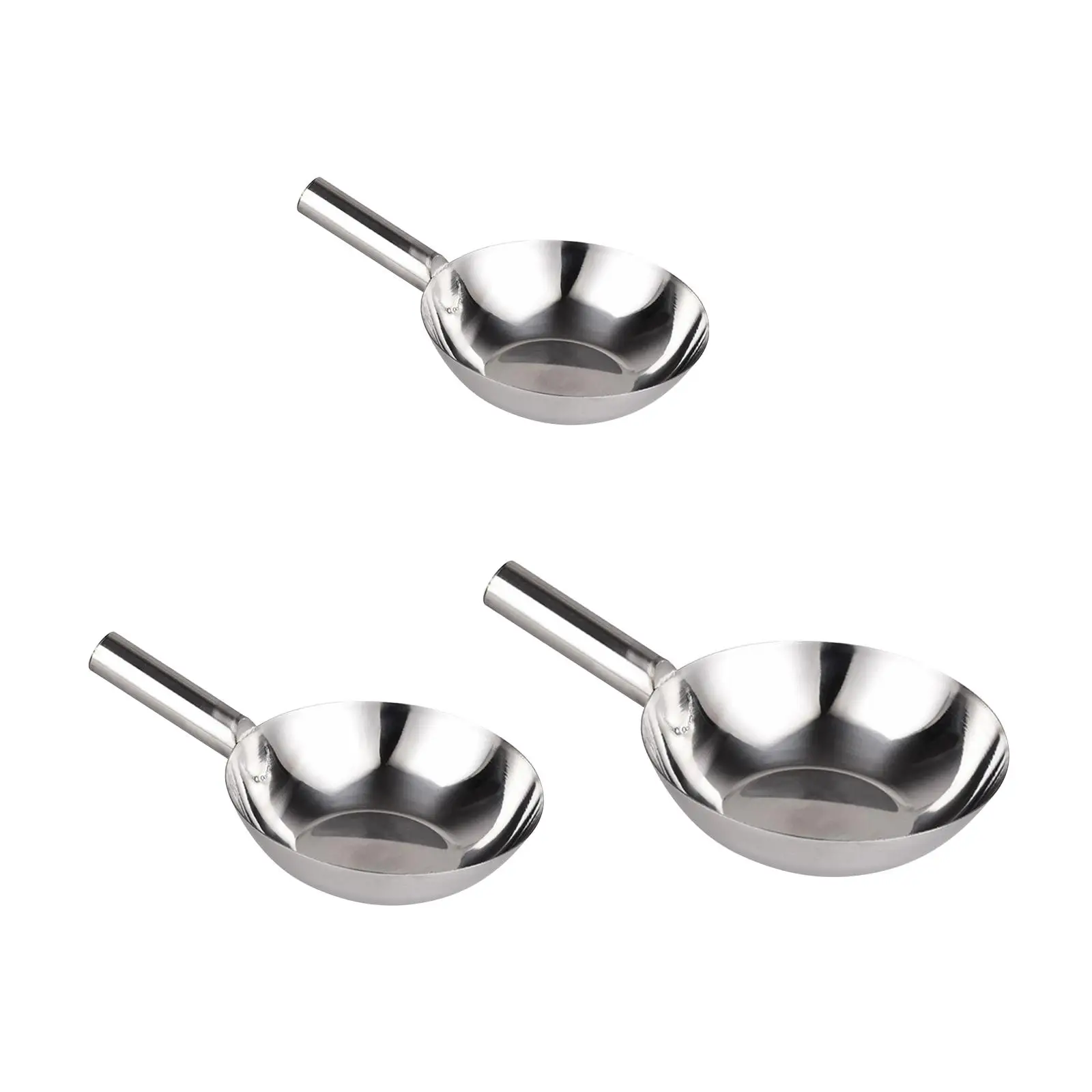 Stainless Steel Dipper Comfortable Grip Multipurpose Ergonomic Handle Soup Pots Cooking Pot Serving Ladle for Kitchen Home