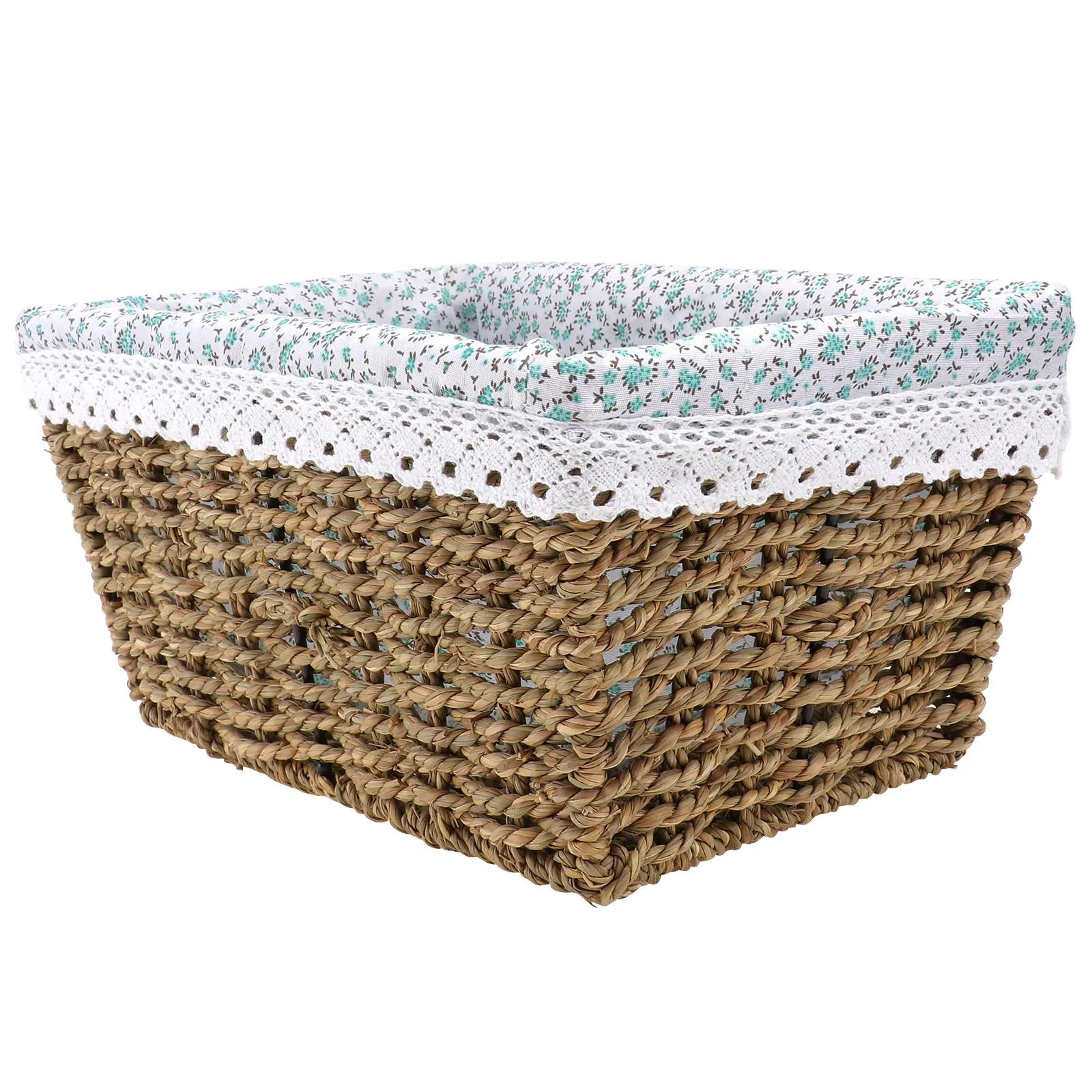 

Rattan Storage Basket Woven Sundries ganizer Compact Home Office School Fruit Tool Key Storage Box Small Items