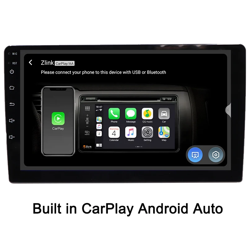 Android 13 Universal Car Radio Stereo Multimedia Video Player 9 10 Inch Navigation GPS Wireless Carplay DSP For Toyota Honda