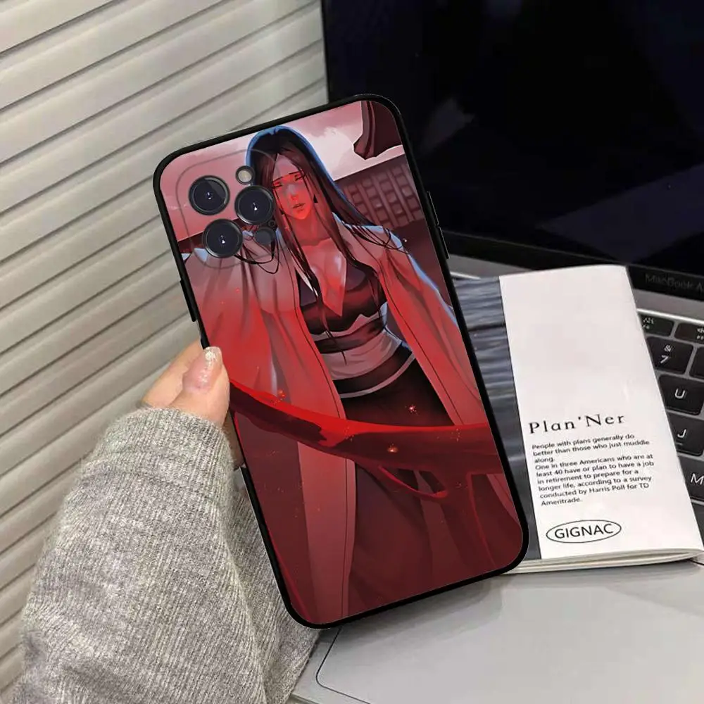 Unohana Retsu بليتش أنيمي جراب هاتف سيليكون لينة آيفون 15 14 13 12 11 برو Mini XS MAX 8 7 6 Plus X XS XR غطاء