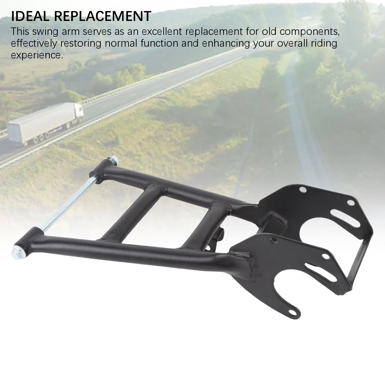 ذراع تأرجح الشوكة الخلفية الثقيلة سبائك الصلب الخلفية تعليق الروك الذراع سوينغ الإطار للمركبة مع الإطارات 6 بوصة 7 بوصة #3