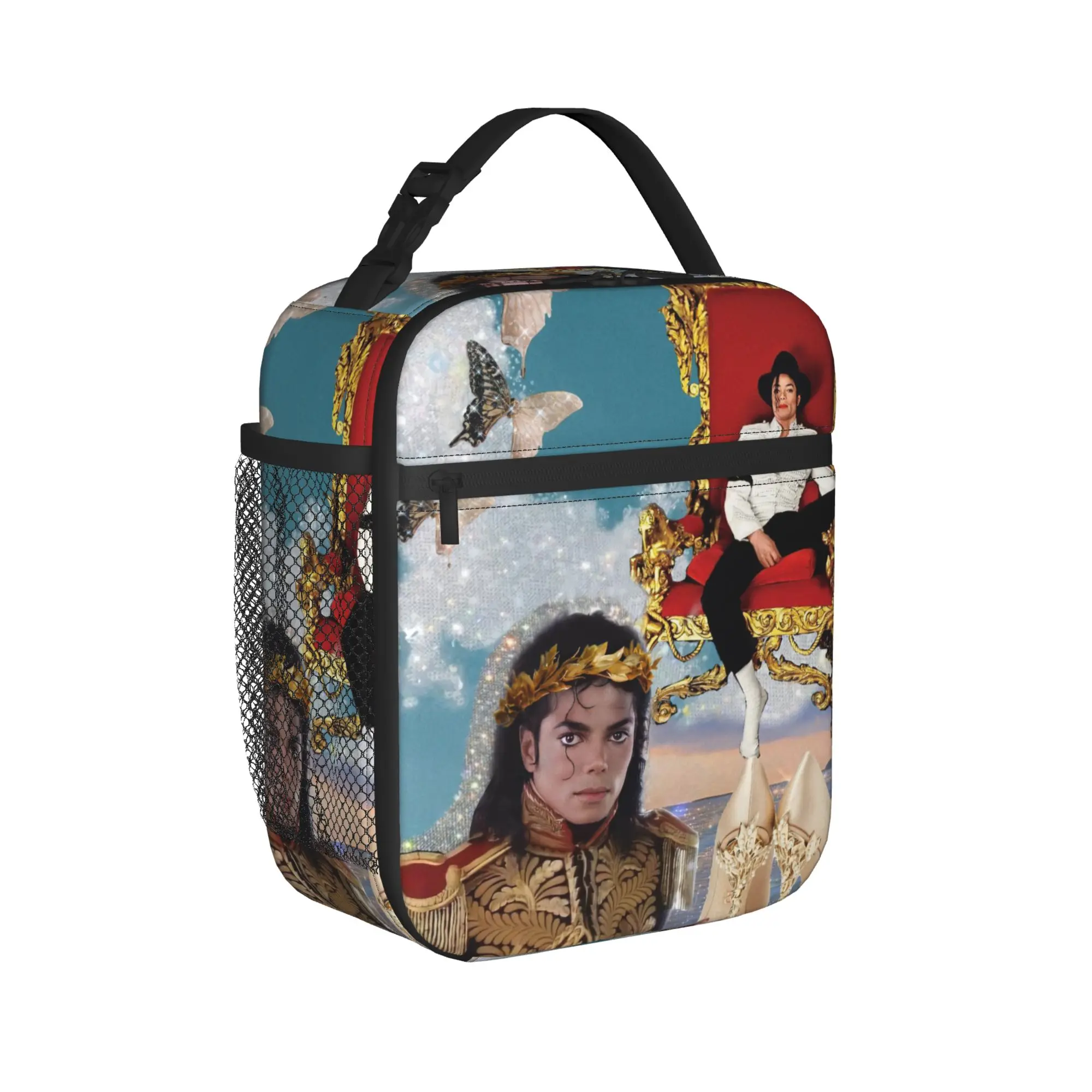 Michaels Jacksons Thermal Insulated Lunch Bag for School  Portable Food Bag Container Cooler Thermal Lunch Boxes