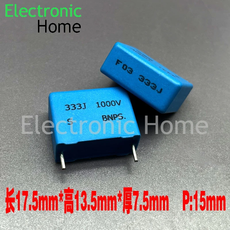 20PCS/LOT SUNGHO mkp 0.033uf 333 33nf 1000v 1kv capacitor 17.5x13.5x7.5mm pin spacing 15mm