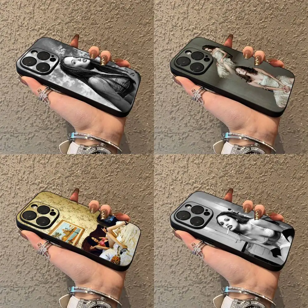 

Star Girl A-Angelina Jolie Phone Case For iPhone 17,16,15,14,13,12,Pro,Max,Plus,E,SE4,Air,Mini Black Soft Box