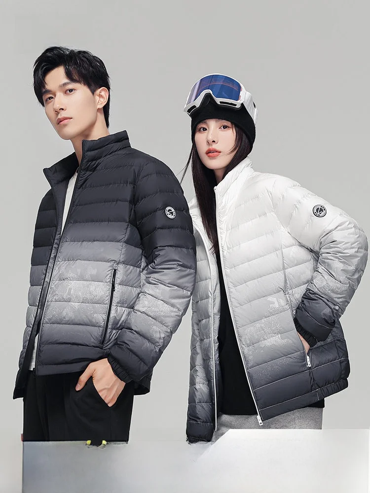 

Мужская легкая, удобная, теплая повседневная куртка Snow Flng с воротником-стойкой, пуховик, бестселлер для пар