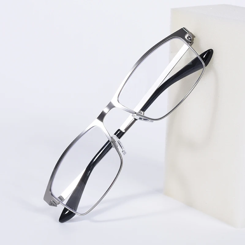 Herren Retro Anti-Blaulicht Lesebrille Klassische Vintage Vollrand Computerbrille Korrektionsbrille Herrenbrillengestell +12