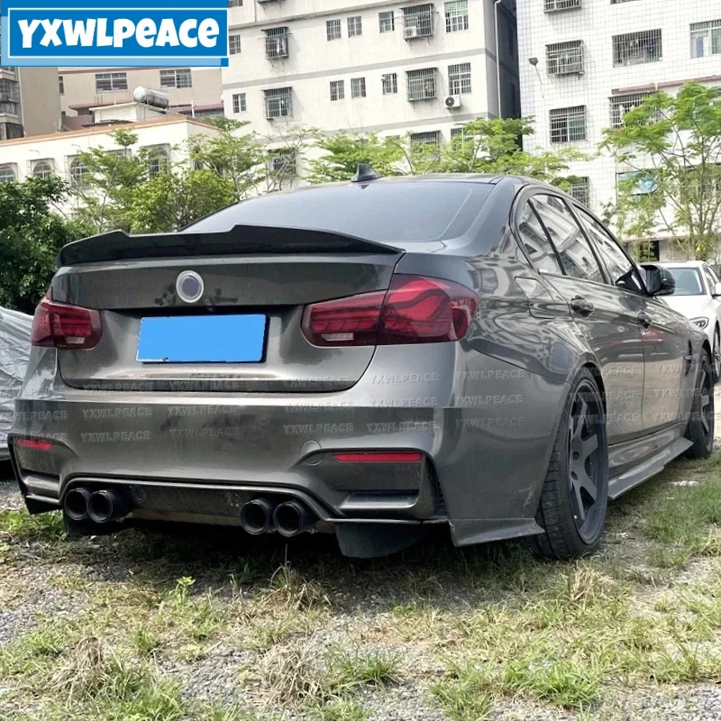 

PSM Style Real Carbon Fiber / Forged Carbon Rear Trunk Lip Spoiler Car Accessories For BMW F30 3 Series F80 M3 2013-2018