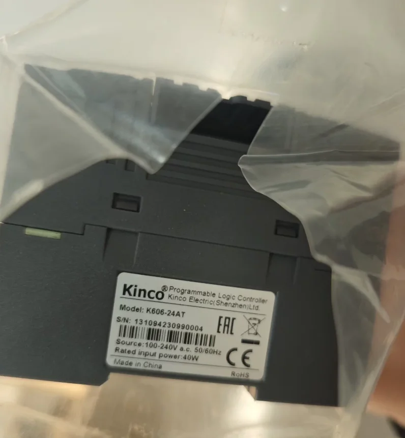 Brand New K606-24AT PLC AC100-240V DI 14*DC24V(PNP/NPN) DO 10*DC24V PNP 2*RS485 1*Ethernet