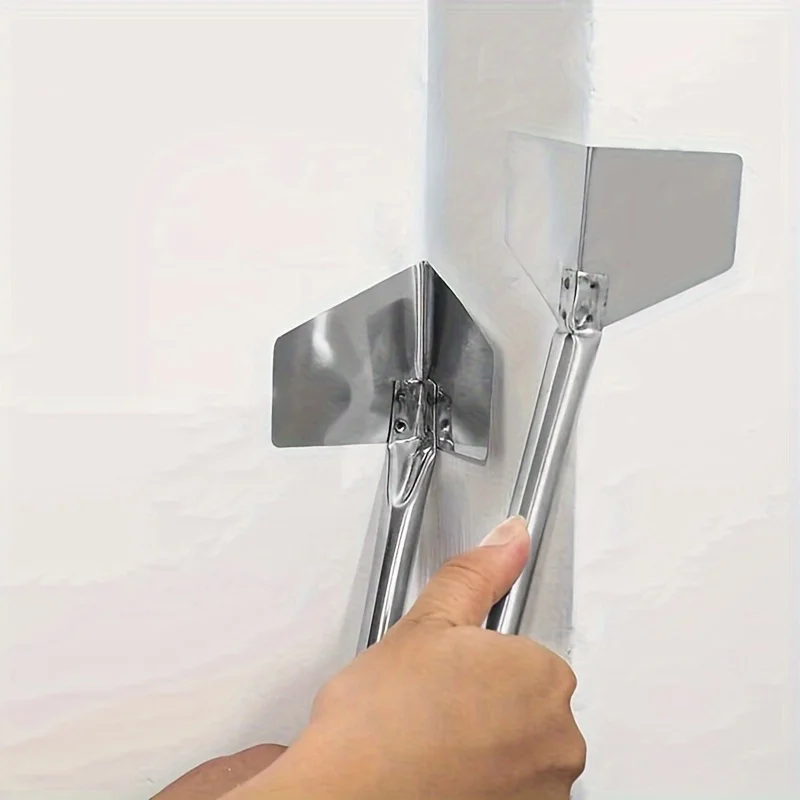 4Pcs Stainless Steel Putty Knife Drywall Scrapers Set Hand Tools for inside And outside Corner Scraping Construction Tools