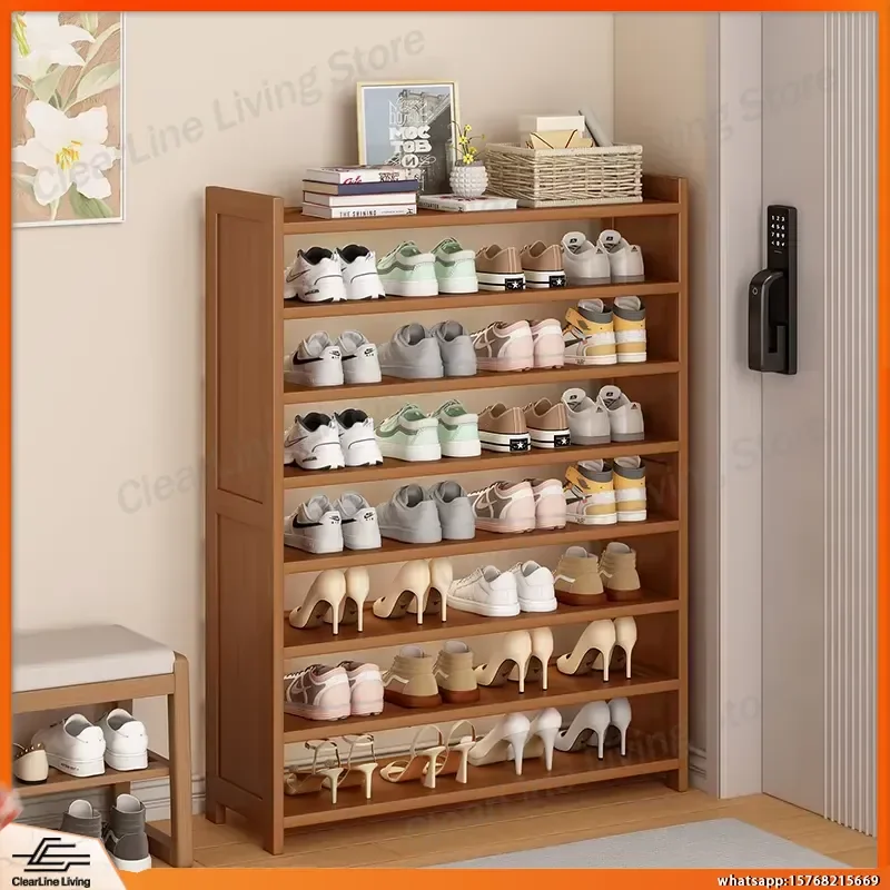 Shoe Rack for Entryway Multi Layer Shoe Organizer Large Capacity Storage Cabinet Home Hallway Shoe Shelf Modern Minimalist