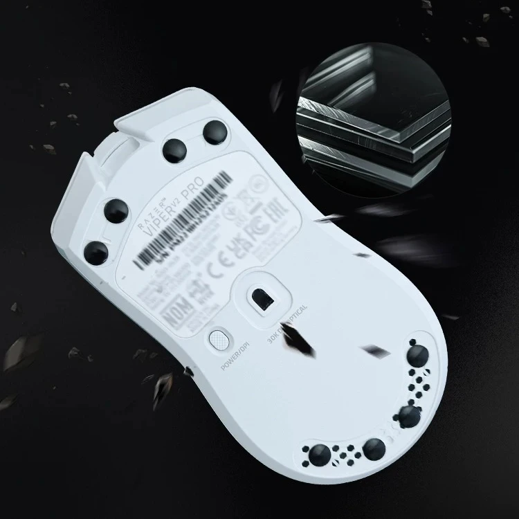 X-Raypad Meteorite Glass Mouse Feet Skates Gaming Fast Glide Quick Stop Ultra Durable Wear Resistant Smooth Low Friction Esports