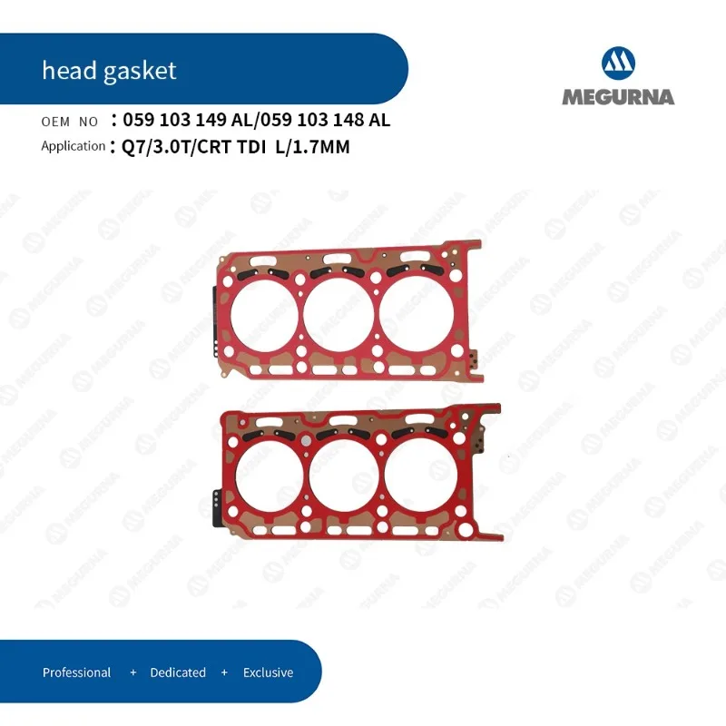 

3.0TDI Engine Cylinder Head Gasket set for VW AMAROK TOUAREG Audi A4 A5 A6 A7 A8 Q5 Q7 Car Accessories 059103148AL 059103149AL