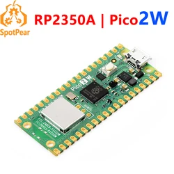 Raspberry Pi Pico 2 W RP2350 Pico2W ARM Cortex-M33 And RISC-V Hazard3 Wi-Fi4 Bluetooth5.2 CYW43439