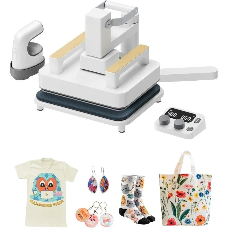 

Hot sale.Smart Press & Mini Iron Press with Platform & Control Pod, 10-25KG High Pressure, Detachabl