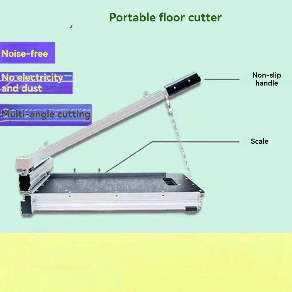 Wood Floor Cutter for Cutting Stone Plastic PVC Floor Portable Manual Multi-angle Dust-free Noise-free and Labor-saving Cutter