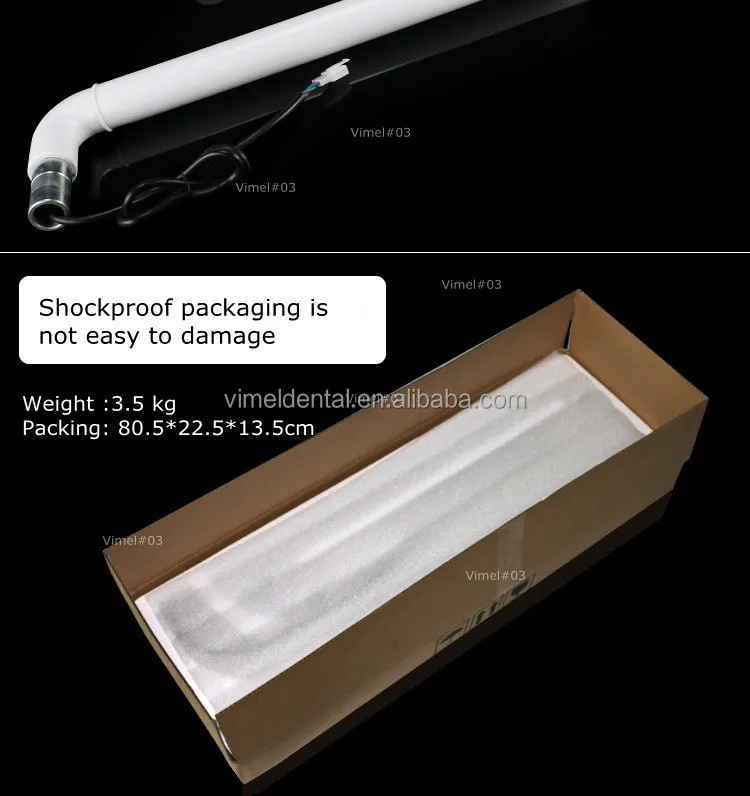 

Dental Lamp Arm Aluminum Alloy Surgical Shadowless Lamp Spare Part Fit All Brand Dental Chair Unit