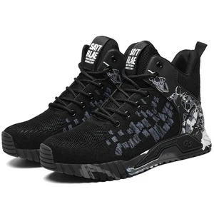 Hohe männliche Sicherheitsschuhe, berufliche Sicherheitsstiefel, Anti -Impact und Anti -Punktion, Sportschuhe, nicht geschlagener gewaschener Wäschen 12 Hauptverkäufe Hoher Boot - №2