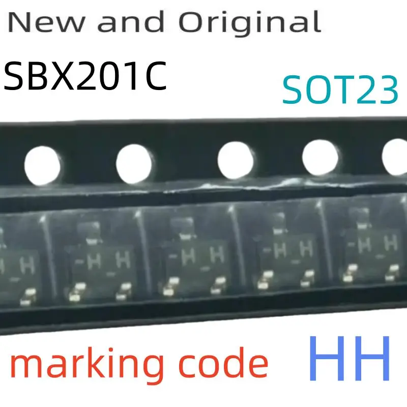 SBX201C 2V 50mA Schottky Barrier Diode S to X-Band Detector Mixer Applications marking code HH