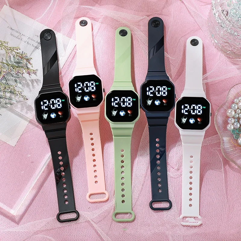 Jam Tangan pasangan Jam Tangan Digital LED สำหรับผู้ชายผู้หญิงนาฬิกาซิลิโคนกีฬาทหารนาฬิกา Hodinky reloj hombre