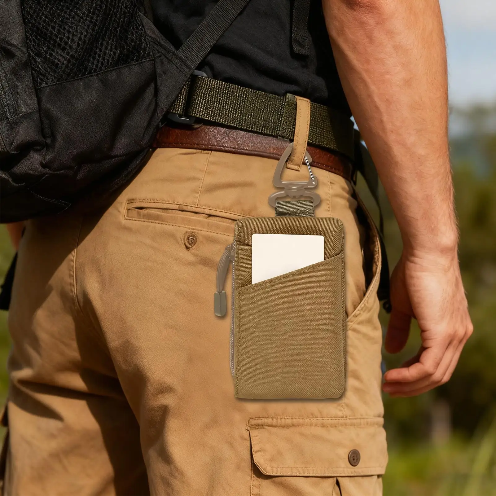 

Keychain Wallet Portable Zippered Waterproof Bag Portable Small Wallet For Teens Men Beach Outdoor Travel Pocket Surf Hiking