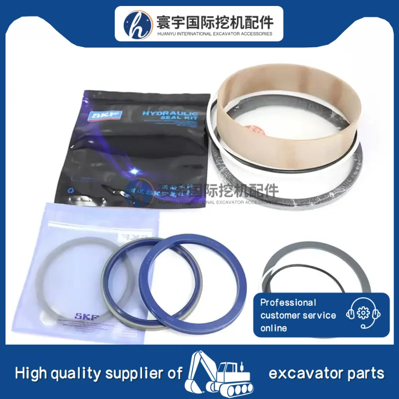 

Быстрая доставка Комплект уплотнений бульдозера 707-99-67700 D375A-6 Комплект уплотнений Гидравлический цилиндр Расширитель Резиновый материал ТПУ Механический