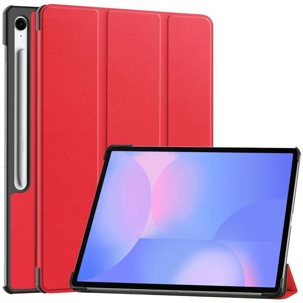 

Auto Sleep/Wake Magnetic Tri-Folding Cover Multi-angles 13.1inch Tablet Stand Cover for Samsung Galaxy Tab S10 FE+/ Plus 13.1