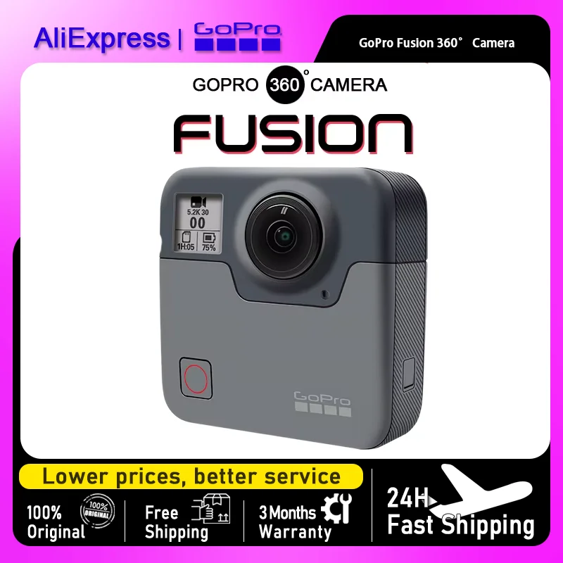 GoPro fusion 360 ° omnidirectional shooting Professional Sports