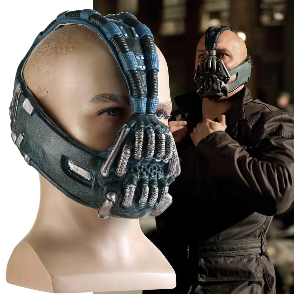 

Ужас Ролевая игра Головной убор Одежда Bane Маска Фильм Темный рыцарь Косплей Латексная маска Хэллоуин Вечеринка Взрослый размер Шлем