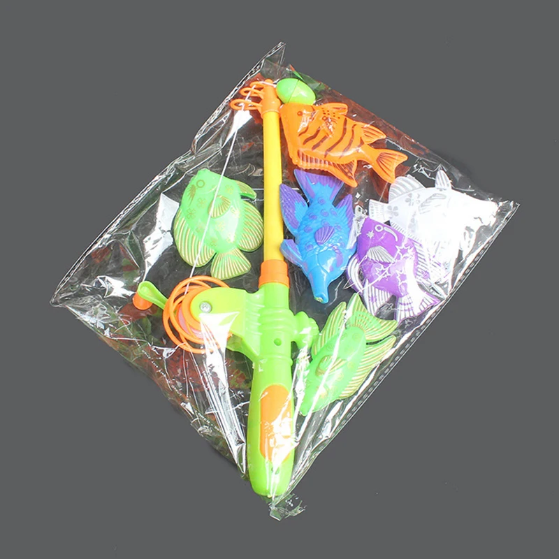 7 Teile/satz kinder Magnetische Angeln Spiel Fisch Spielzeug Magnetische Spiel Angeln Spielzeug Übung Körper Koordination Anzug Geschenk Für Kinder