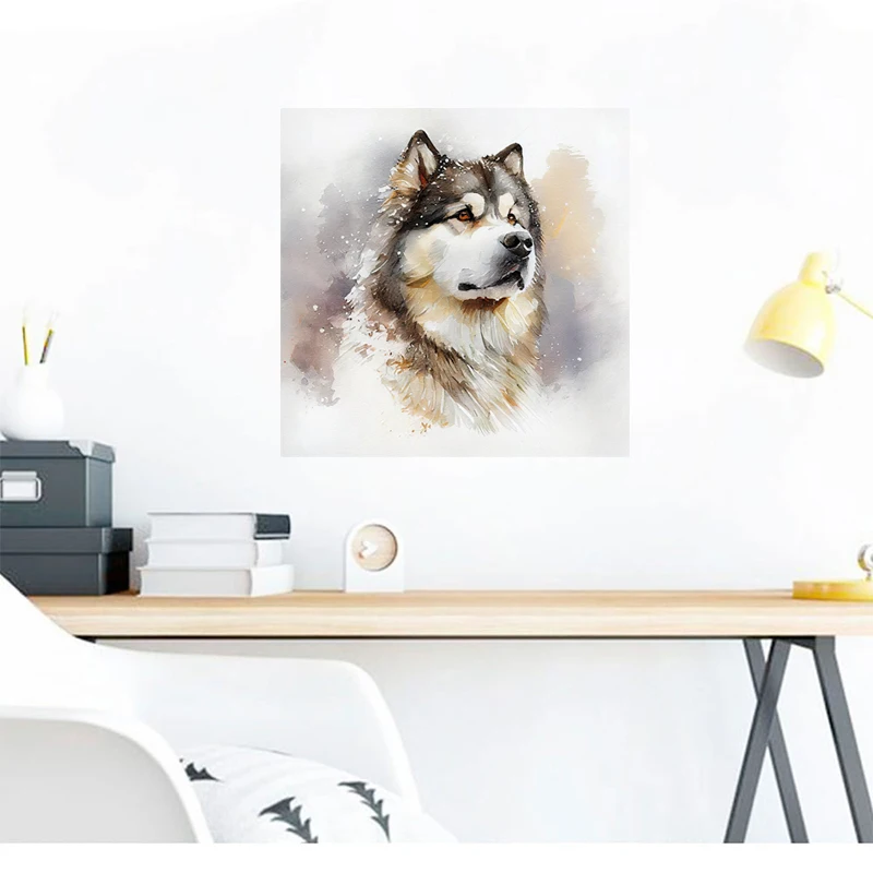 T763#Cold Animal Wall Sticker Kids Room Background Home Decoration Mural Living Room Wallpaper Funny Decal