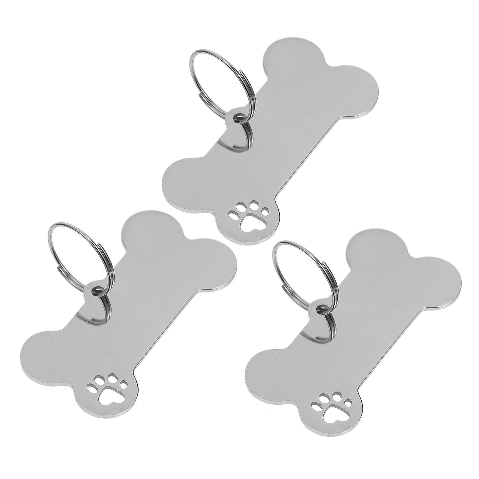 

1 set Stainless Steel Pet Dog Tag Custom Metal Name Collar Engraved Id Pendent Puppy Tags for Small Dogs Hanging Accessories