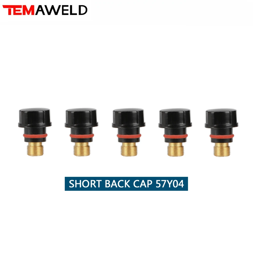 

5pcs Short Back Tig Cap 57Y02 57Y03 57Y04 For Tig WP-17/18/26 Series Tig Welding Torch Accesories Wholesale