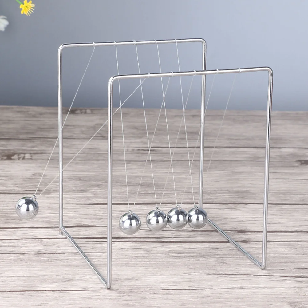 

Newton Square Desktop Adornment Dynamics Experiment Tool Educational Gift Home Decor for School M Size