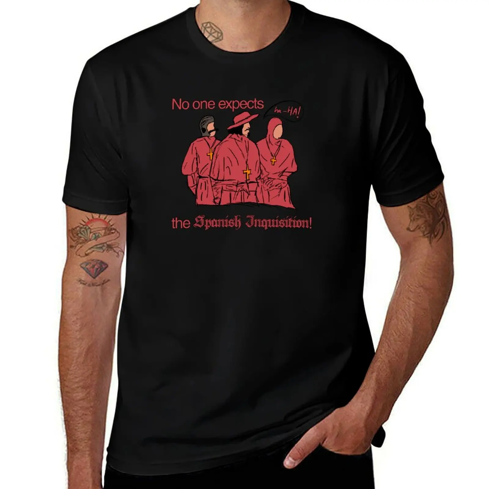 Qui s'attend à la Inquisition espagnole ? T-shirt grande taille coupe ample
