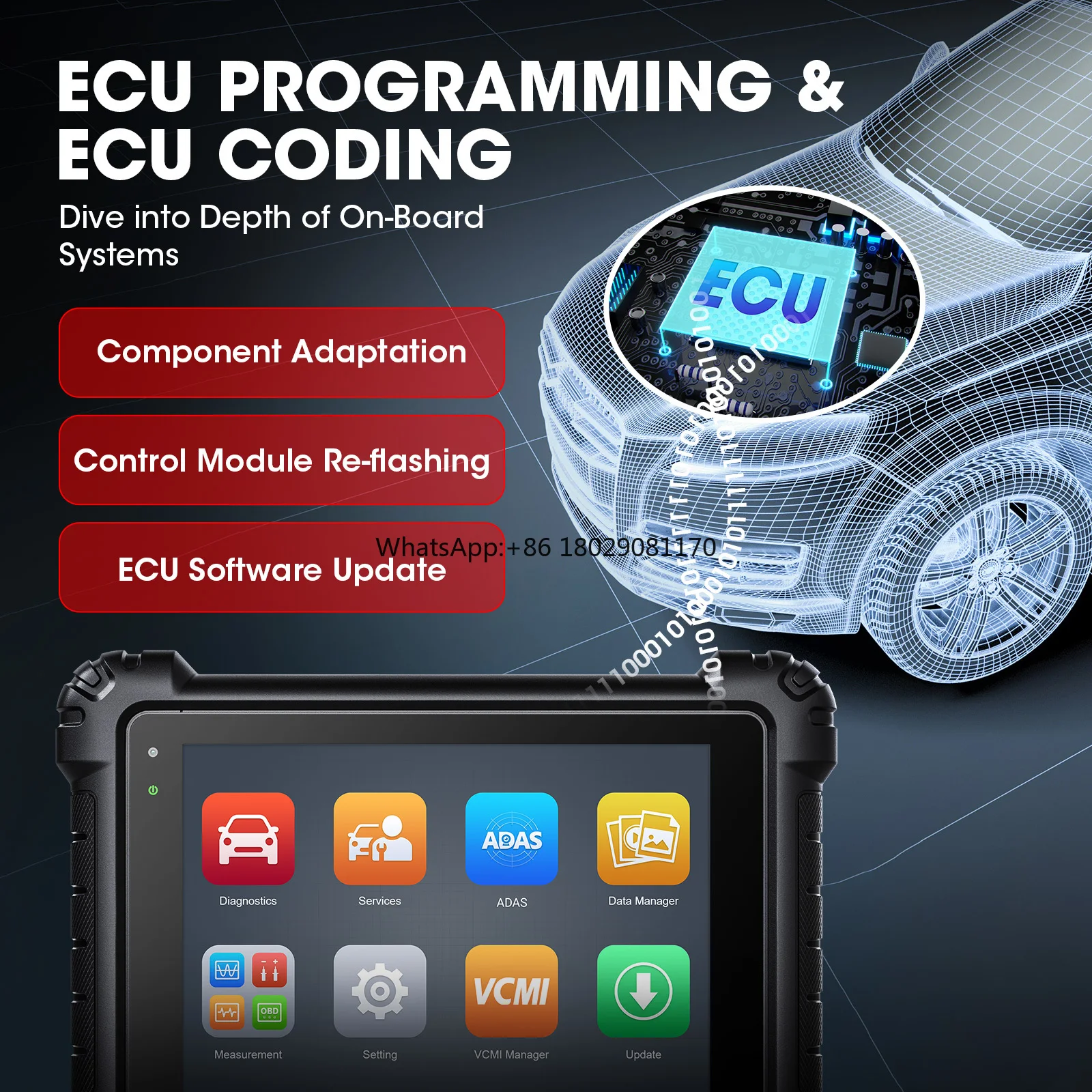 Autel MaxiSys MS919 Up of MS909 Ultra Lite ECU Programming Coding