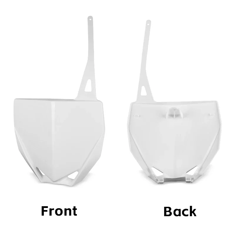 AliExpress JFGRACING Motorcycle Accessories Plastic Front Number Plate For Yamaha YZ65 2018-2020 YZ85 2015-2020 Motocross Bike Parts White
