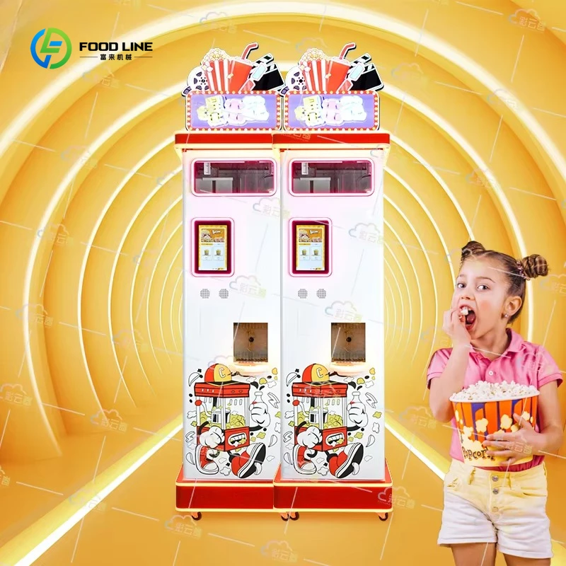 

Customize Popcorn Machine Card Operated Robot Popcorn Vending Machine Manufacturer