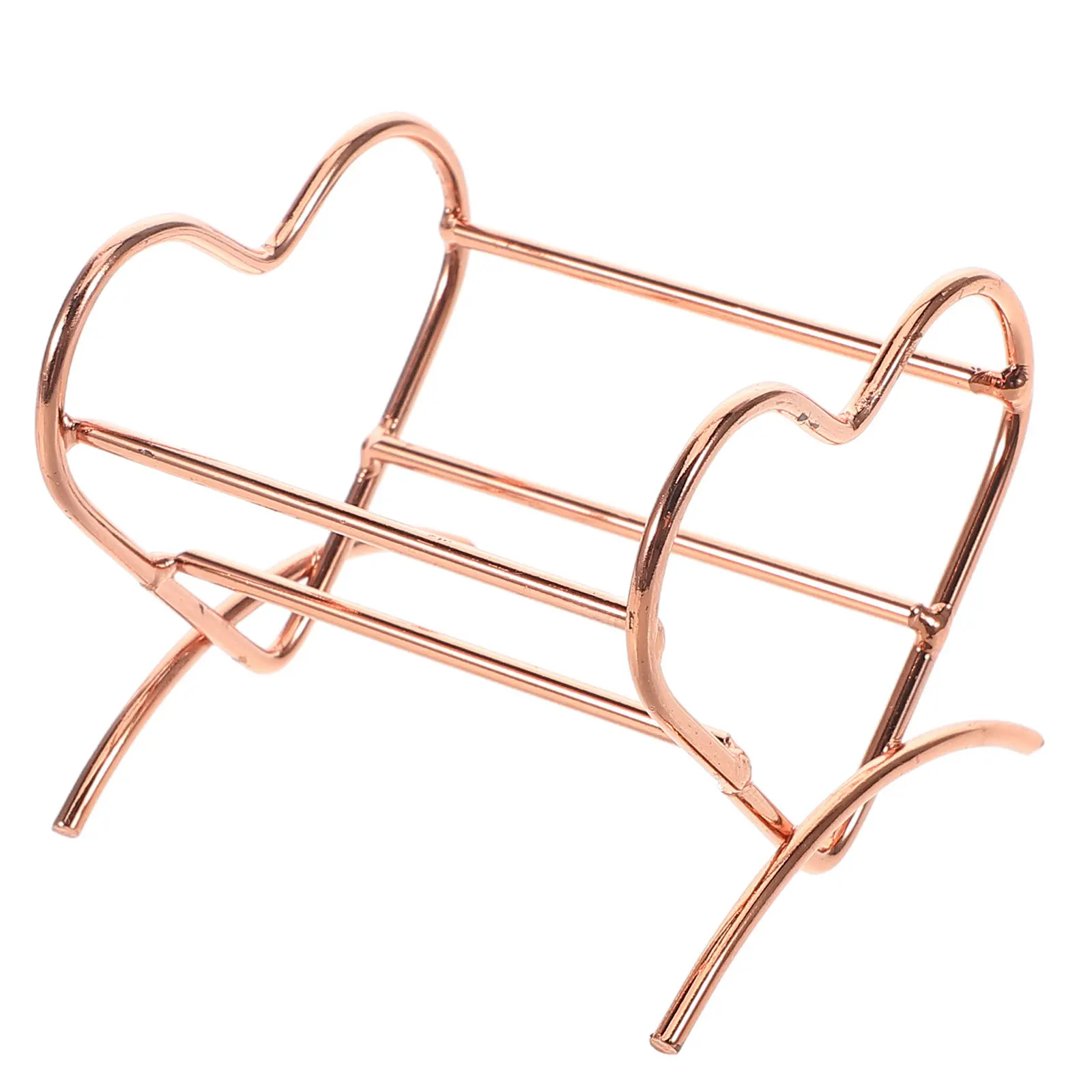 Heart-Shaped Beauty Sponge Holder Makeup Powder Puff Drying Rack Blender Storage Stand Vanity Organizer Display Shelf