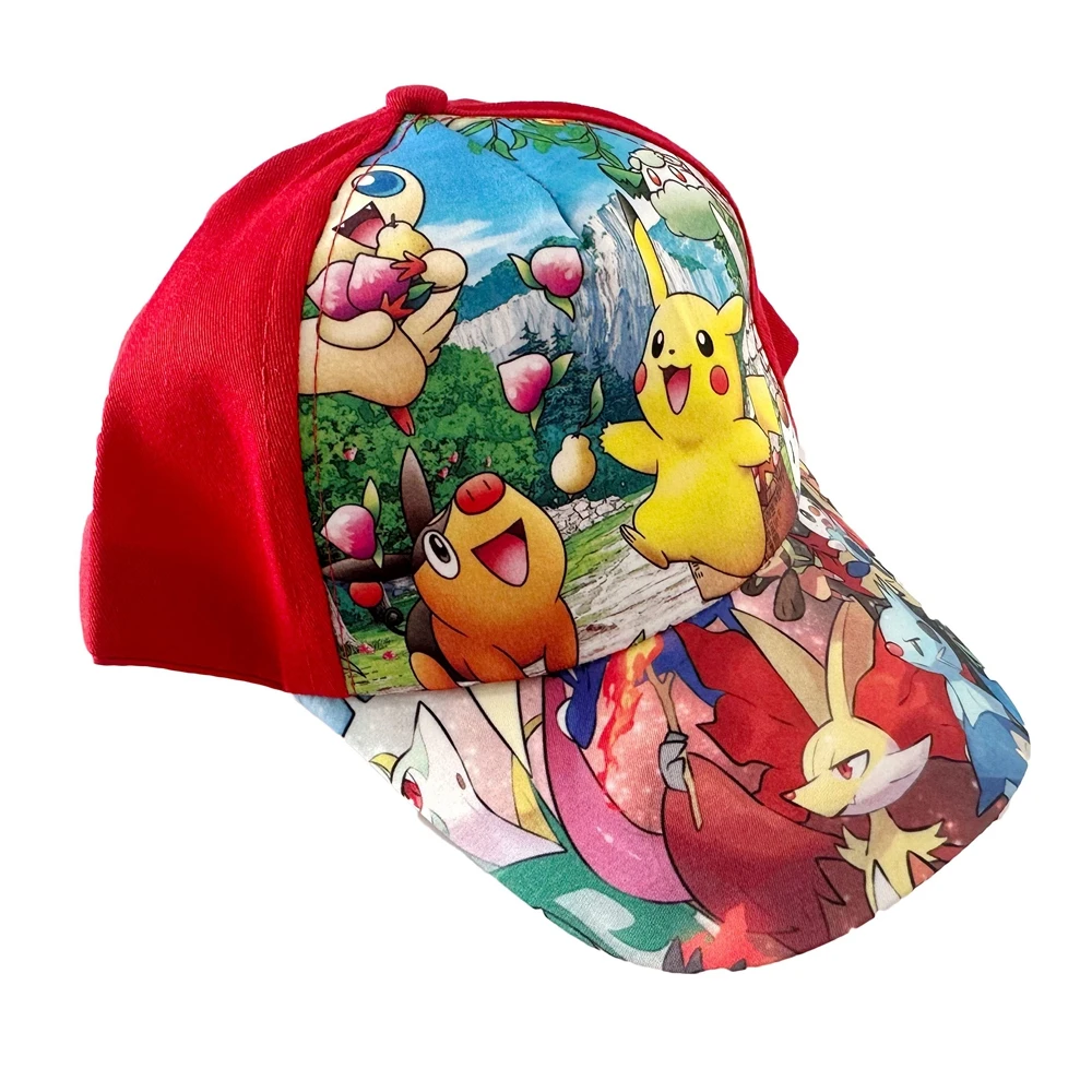 1 Stück Cartoon Baseballkappe Pokemon Actionfiguren Pikachu Hut Festival Partyzubehör Kindergeschenk Spielzeug