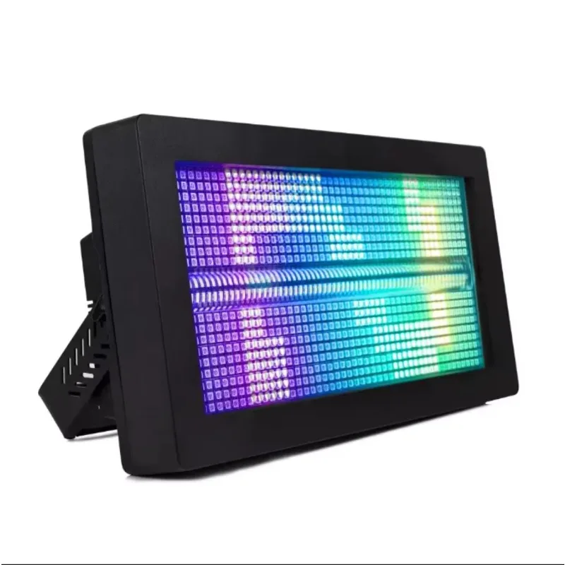 400W LED super strobe light, DMX512 stage effect light with RGBW background, suitable for concerts high color rendering index 80