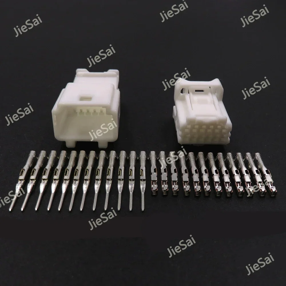 1 Juego de Conector de Cable Miniatura Serie 0.7, Conector Macho Automotriz de 12 Pines y Conector Hembra, Adaptador de Cable para Automóvil 6098-5277 6098-5275