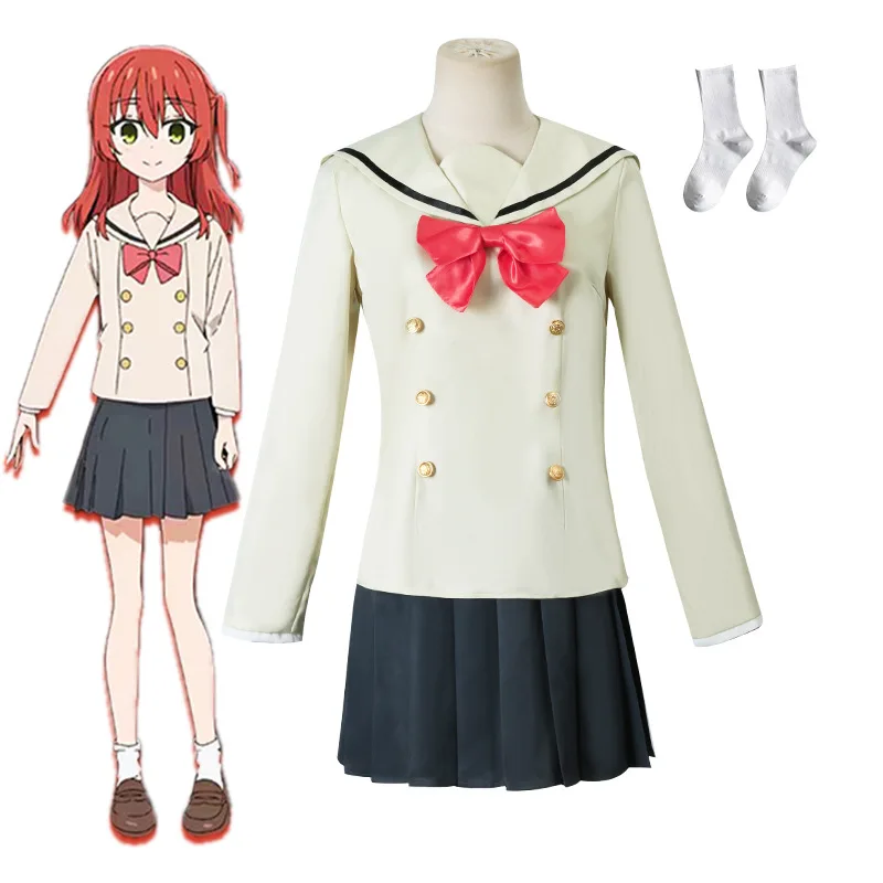 

Cosplay Sets Of Hitori Goto From "Lonesome Rock", Hiyori Ijichi In A J.K. Uniform, Ryoko Yamada And Kiyoyuki Kita From "Lonesome