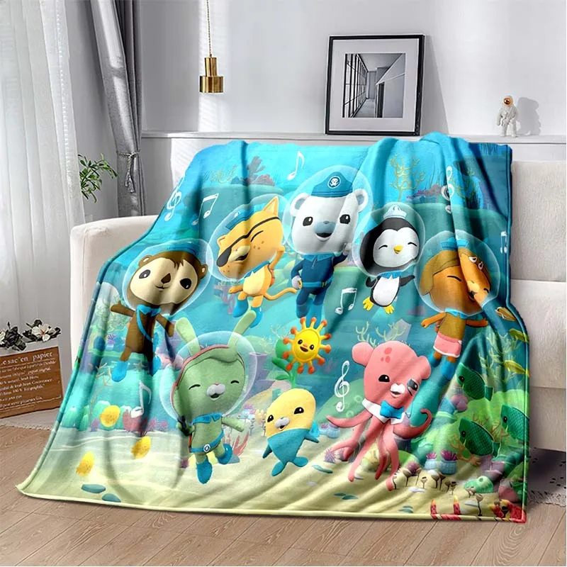 

The Octonauts Barnacles Cute Cartoon Soft Blankets,Keep Warm Flannel Throw Blanket for Picnic Beds Sofa Home Bedroom Gifts Kids