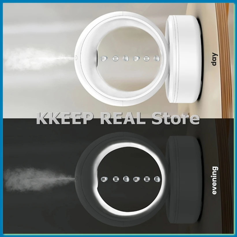 

Увлажнитель воздуха с функцией ароматерапии и подсветкой, предотвращающий обратное разбрызгивание воды, с высоким объемом распыления, бесшумный - A33R